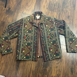 Vintage Gotcha Covered Aztec / Oversized Blazer jacket - Small